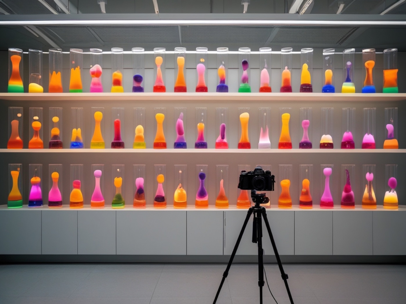 Lava lamp wall generated by @cf/leonardo/phoenix-1.0