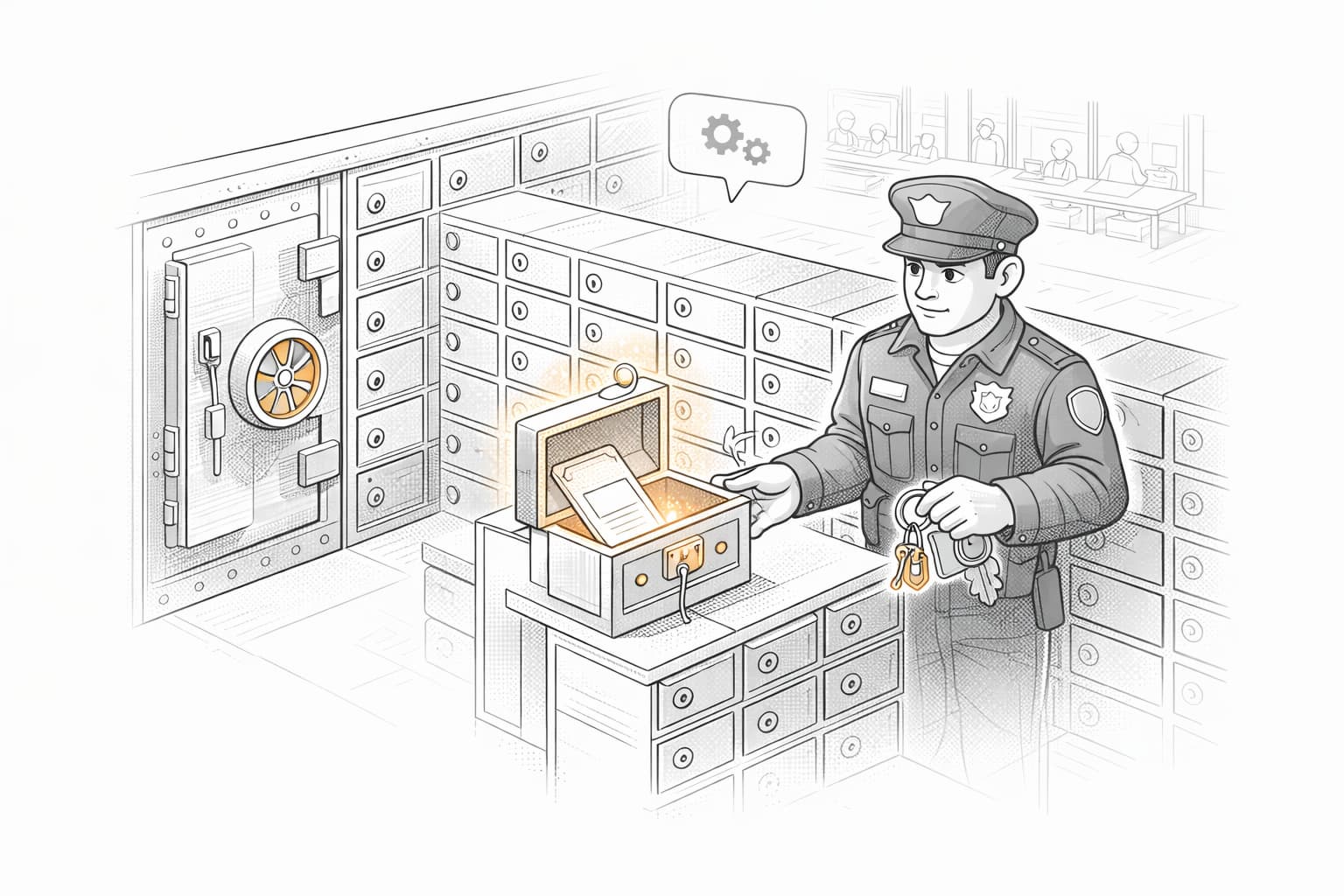 Safety deposit box